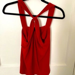 Red Ralph Lauren M Halter Top